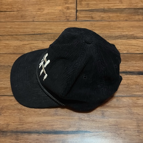 Vintage Oh Sh*t! Strapback Hat Black Corduroy Robe 80’s 90’s - Picture 3 of 8